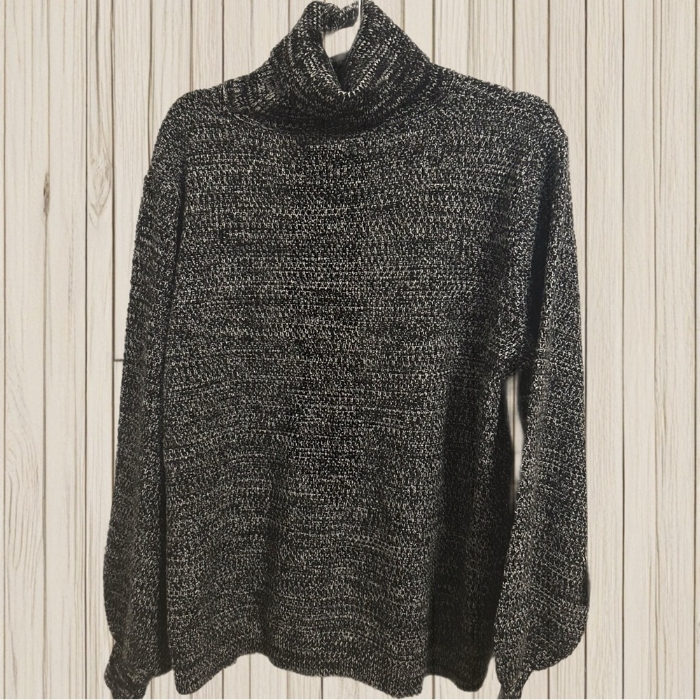 Black Turtleneck Sweater